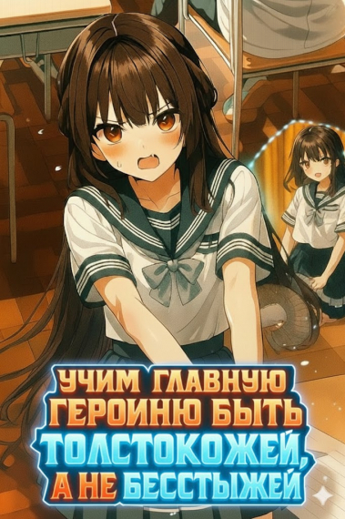 Учим Главную Героиню Быть Толстокожей, а не Бесстыжей - обложка ранобэ читать онлайн