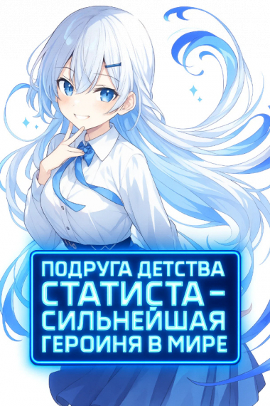 Подруга детства статиста - сильнейшая героиня в мире - обложка ранобэ читать онлайн