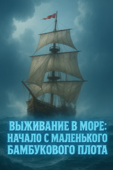 Выживание в море: Начало с маленького бамбукового плота! - обложка ранобэ читать онлайн