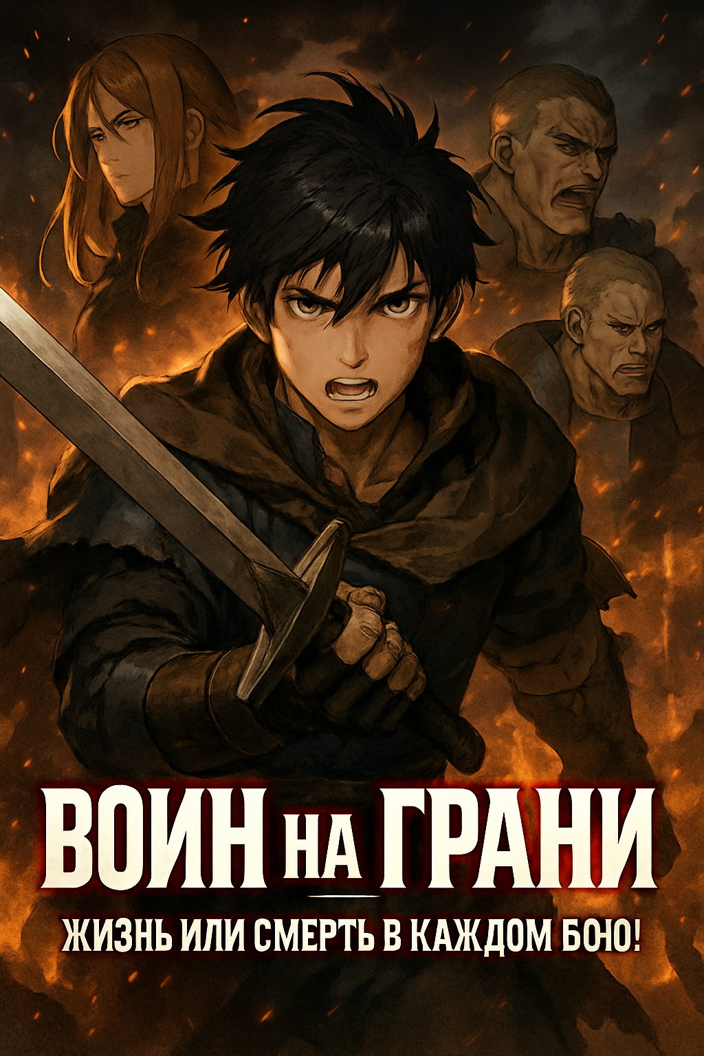 ВОИН НА ГРАНИ — Жизнь Или Смерть В Каждом Бою! ⚔️ - обложка ранобэ читать онлайн
