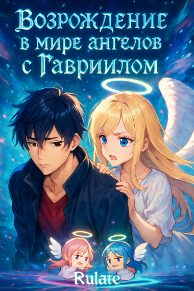 Возрождение в мире ангелов с Гавриилом - обложка ранобэ читать онлайн