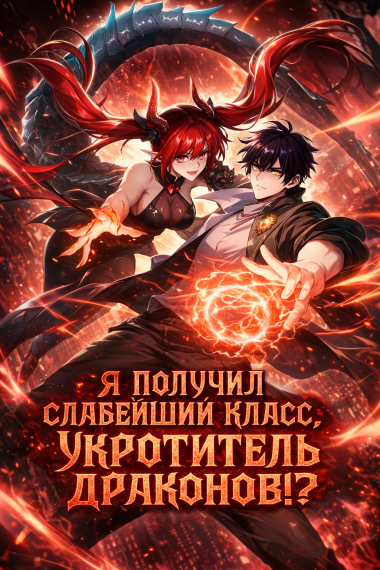 Я получил слабейший класс, Укротитель драконов!? - обложка ранобэ читать онлайн