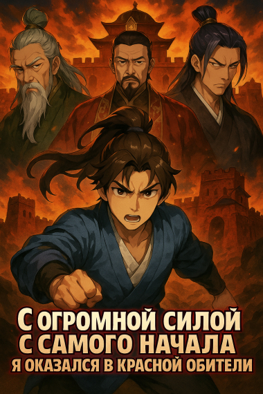 С огромной силой с самого начала я оказался в Красной обители - обложка ранобэ читать онлайн