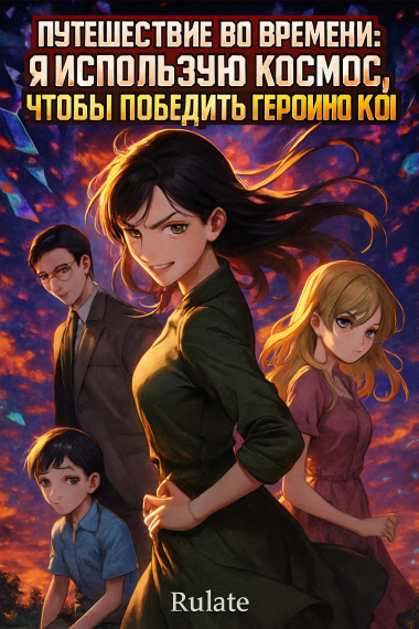 Путешествие во времени: я использую космос, чтобы победить героиню Кои - обложка ранобэ читать онлайн