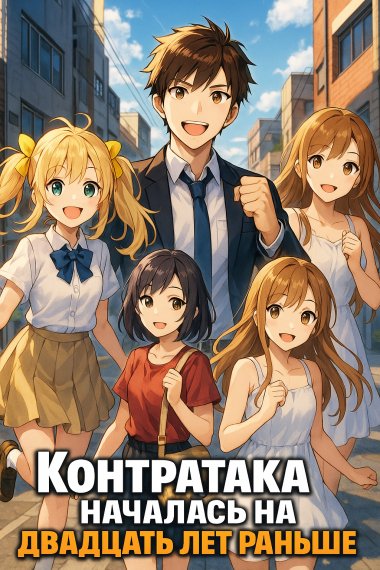 Контратака началась на двадцать лет раньше - обложка ранобэ читать онлайн