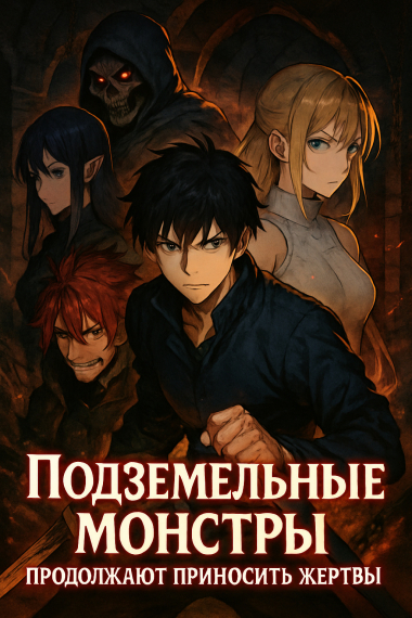 Подземельные монстры продолжают приносить жертвы - обложка ранобэ читать онлайн