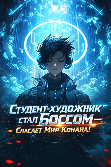 Студент-художник стал Боссом — Спасает Мир Конана! - обложка ранобэ читать онлайн
