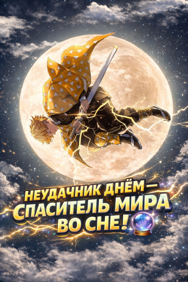 Неудачник Днём — Спаситель Мира Во Сне! - обложка ранобэ читать онлайн