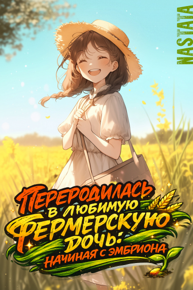 Переродилась в любимую фермерскую дочь: начиная с эмбриона - обложка ранобэ читать онлайн