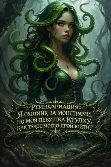 Реинкарнация: Я охотник за монстрами, но моя девушка Ктулху, как такое могло произойти? - обложка ранобэ читать онлайн