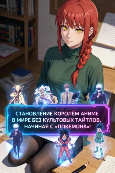 Становление королём аниме в мире без культовых тайтлов, начиная с „Покемона“! - обложка ранобэ читать онлайн