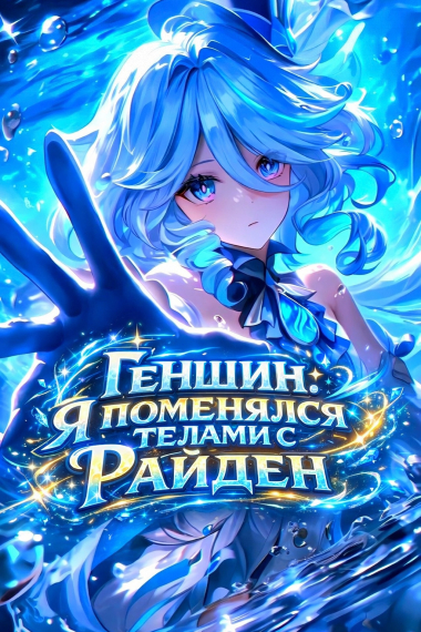 Геншин: Я поменялся телами с Райден - обложка ранобэ читать онлайн