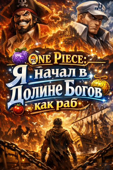 One Piece: Я начал в Долине Богов как раб - обложка ранобэ читать онлайн
