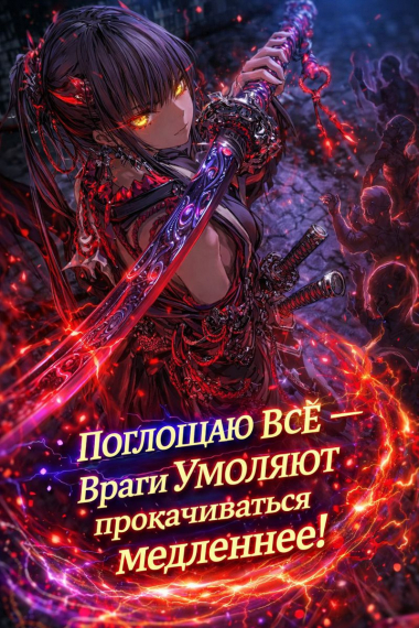 Поглощаю Всё — Враги Умоляют Прокачиваться Медленнее! - обложка ранобэ читать онлайн