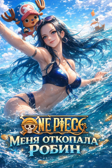 One Piece: Меня откопала Робин - обложка ранобэ читать онлайн