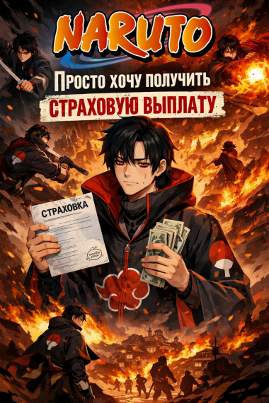 Naruto: Просто хочу получить страховую выплату - обложка ранобэ читать онлайн