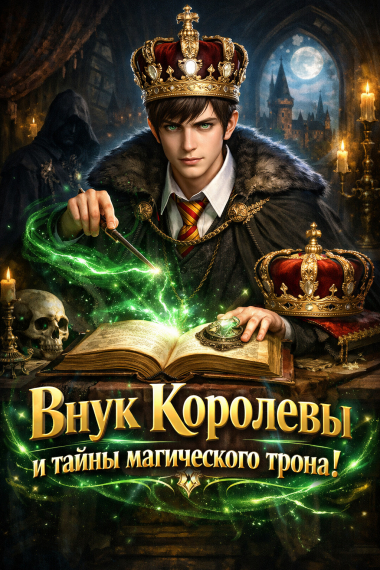 Гарри Поттер: Внук Королевы и тайны магического трона! - обложка ранобэ читать онлайн