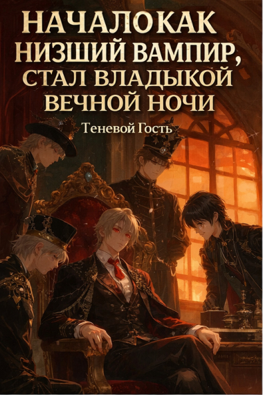 Начав как вампир низкого ранга, он в конце концов становится Повелителем вечной ночи. - обложка ранобэ читать онлайн
