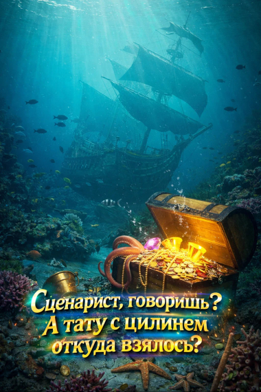 Сценарист, говоришь? А тату с цилинем откуда взялось? - обложка ранобэ читать онлайн