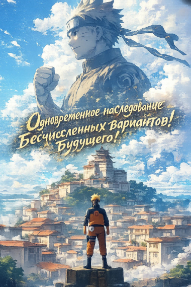Наруто: Одновременное наследование бесчисленных вариантов будущего! - обложка ранобэ читать онлайн