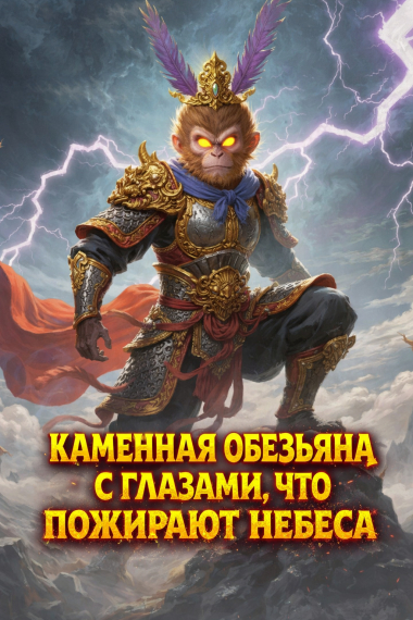Каменная обезьяна с глазами, что пожирают небеса - обложка ранобэ читать онлайн