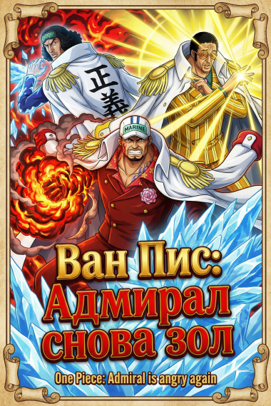 One Piece: Адмирал Фалькон сегодня снова зол! - обложка ранобэ читать онлайн