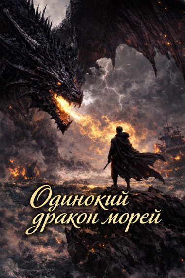 Одинокий дракон морей - обложка ранобэ читать онлайн