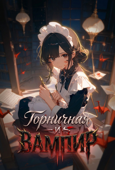 Горничная и вампир - обложка ранобэ читать онлайн